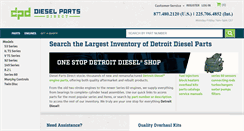 Desktop Screenshot of detroitdieselpartsdirect.com